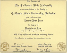 California State University Fullerton Degree